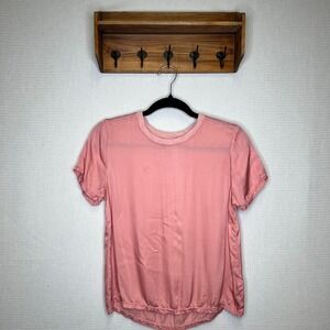 Nation LTD Los Angeles Pink Short Sleeve T-Shirt Top Womens Size‎ S